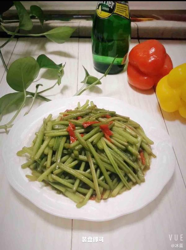 素炒山芋藤的做法-家常味炒菜譜