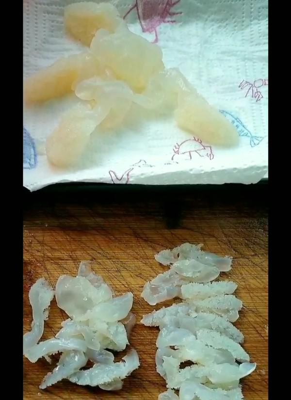 《青瓜海蜇》的做法-酸辣味拌菜譜