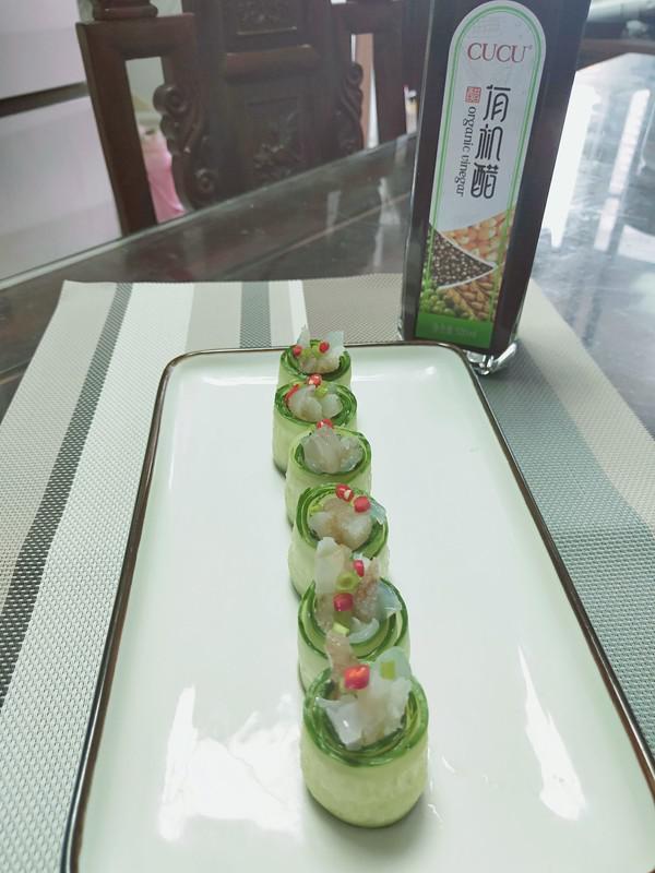 《青瓜海蜇》的做法-酸辣味拌菜譜