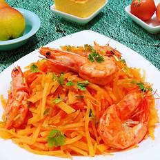 海蝦炒土豆絲的做法-咸鮮味炒菜譜