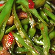 家常小炒四季豆的做法-咸鮮味炒菜譜