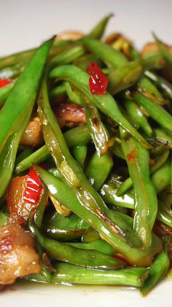 家常小炒四季豆的做法-咸鮮味炒菜譜