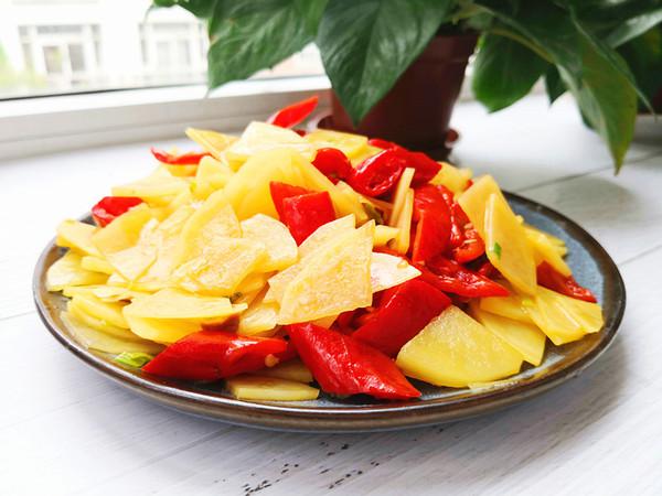 尖椒土豆片的做法-香辣味炒菜譜