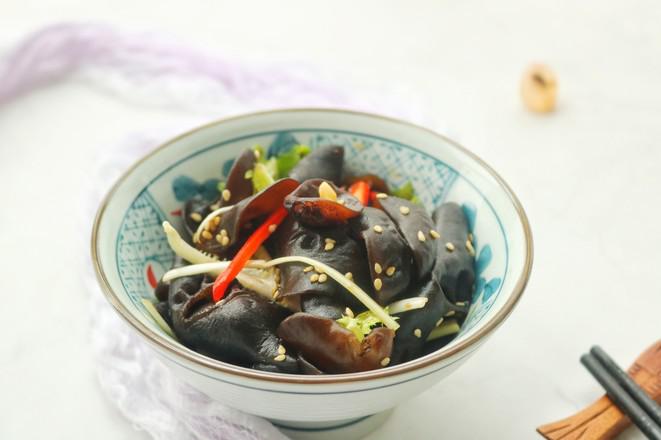 老醋木耳的做法-家常味拌菜譜