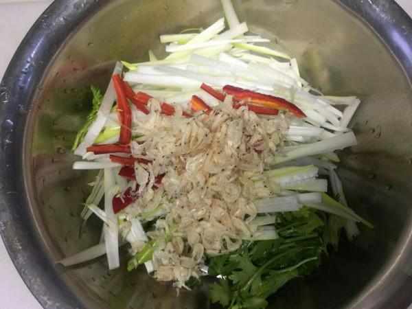 蝦皮老虎菜的做法-咸鮮味拌菜譜