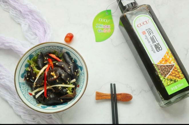 老醋木耳的做法-家常味拌菜譜