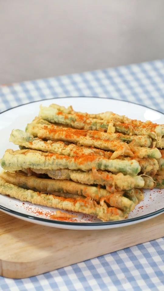 炸豆角的做法-家常味炸菜譜