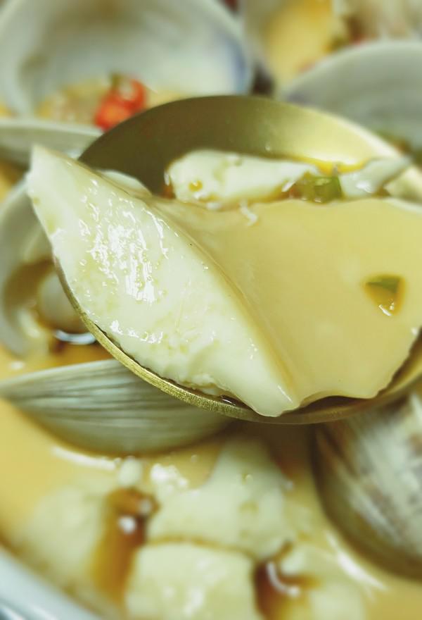 《海貝雞蛋羹》的做法-咸鮮味蒸菜譜