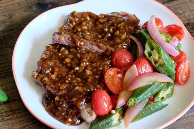 黑椒牛排的做法-家常味煎菜譜