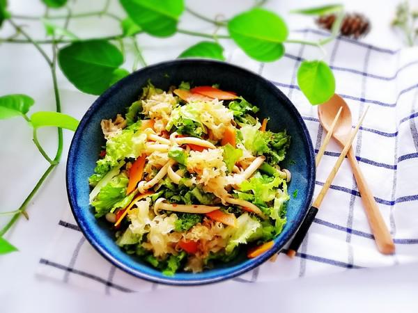 酸甜菌菇拌菜的做法-酸甜味拌菜譜