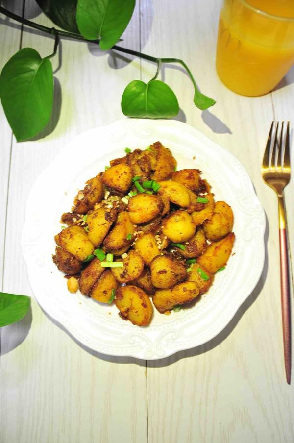 孜然椒鹽小土豆的做法-家常味煎菜譜