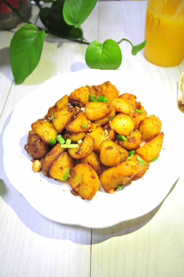 孜然椒鹽小土豆的做法-家常味煎菜譜