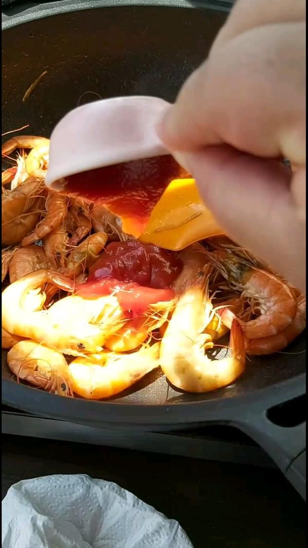 茄汁大蝦的做法-家常味炒菜譜