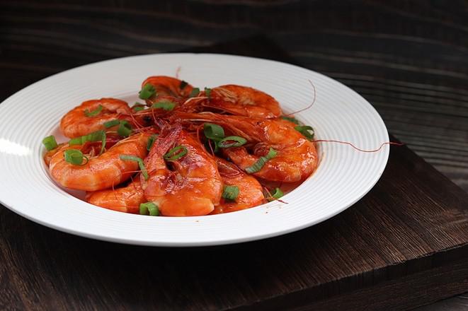茄汁大蝦的做法-家常味炒菜譜