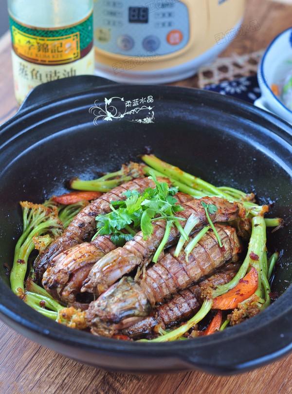 干鍋皮皮蝦的做法-香辣味燜菜譜