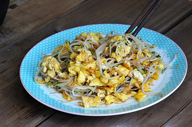 桂花豆芽的做法-家常味炒菜譜