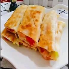 蝦仁萵筍卷的做法-家常味煎菜譜