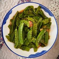 肉片荷蘭豆的做法-家常味炒菜譜