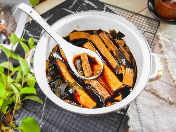 鹵海帶豆腐干的做法-其它口味鹵菜譜