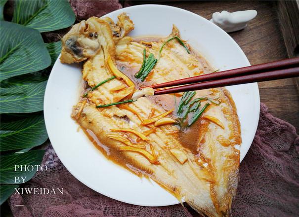 蔥燒舌鰨魚的做法-家常味燒菜譜