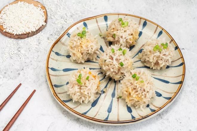 咸蛋黃珍珠丸子的做法-家常味蒸菜譜