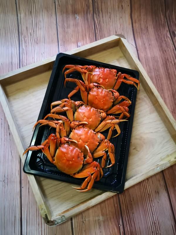 美味河蟹的做法-咸鮮味蒸菜譜