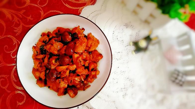 栗子燒雞腿的做法-家常味燒菜譜