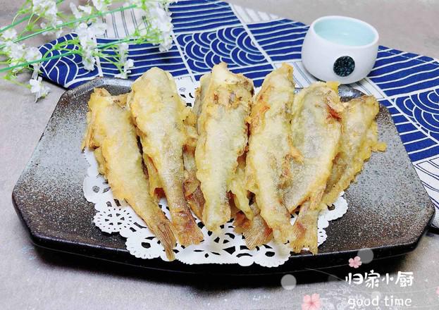 天婦羅小黃魚的做法-咸鮮味炸菜譜