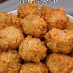 蓮藕肉丸子的做法-咸鮮味炸菜譜