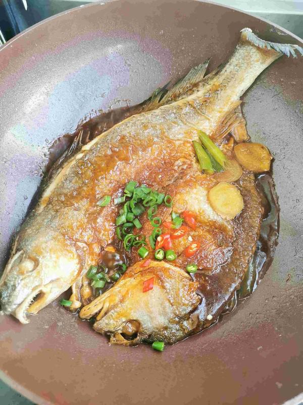 紅燒大黃魚的做法-咸鮮味燒菜譜