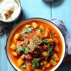 牛排燉土豆的做法-家常味燒菜譜