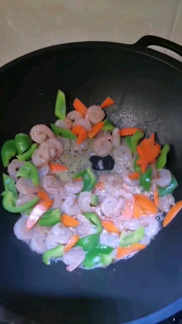 蝦仁炒時蔬的做法-家常味炒菜譜