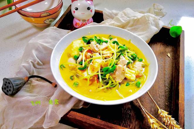 上湯黑豆苗的做法-咸鮮味燒菜譜