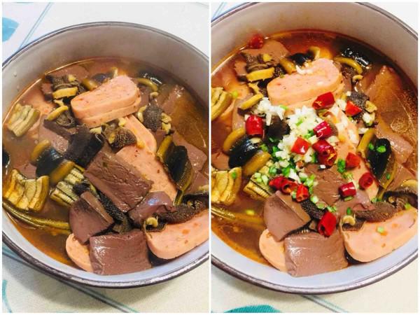 毛血旺的做法-香辣味燒菜譜