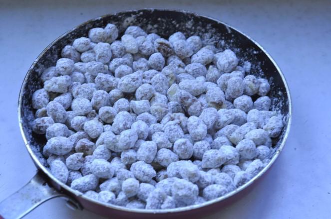 香酥花生米的做法-咸鮮味炸菜譜