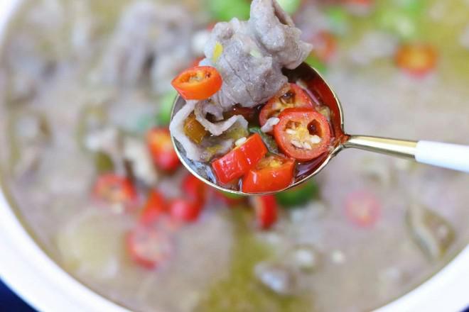 酸湯肥牛的做法-酸辣味煮菜譜