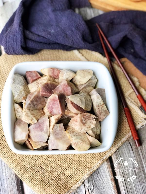 香蒸芋頭（咸鮮版）的做法-家常味蒸菜譜