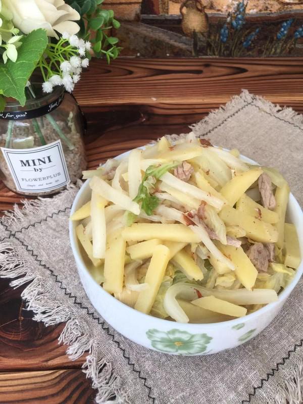 白菜燉土豆的做法-家常味燉菜譜