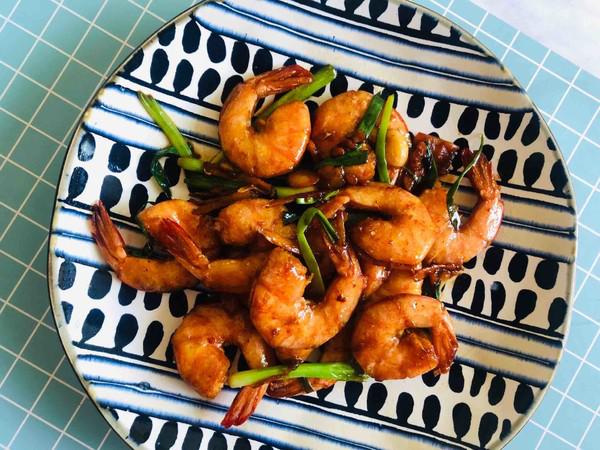 油燜蝦尾的做法-咸鮮味燜菜譜