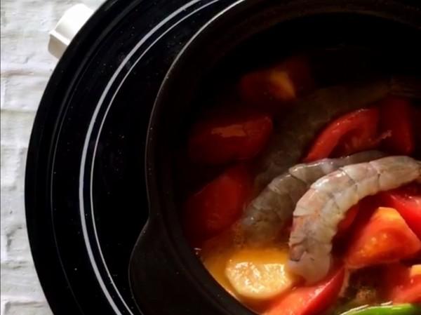 番茄蝦仁的做法-家常味煮菜譜