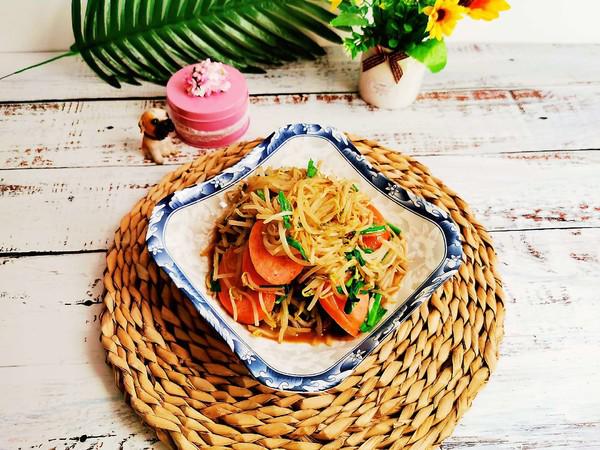 豆芽炒香腸的做法-咸鮮味炒菜譜