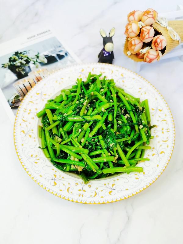 蒜蓉茼蒿的做法-咸鮮味炒菜譜