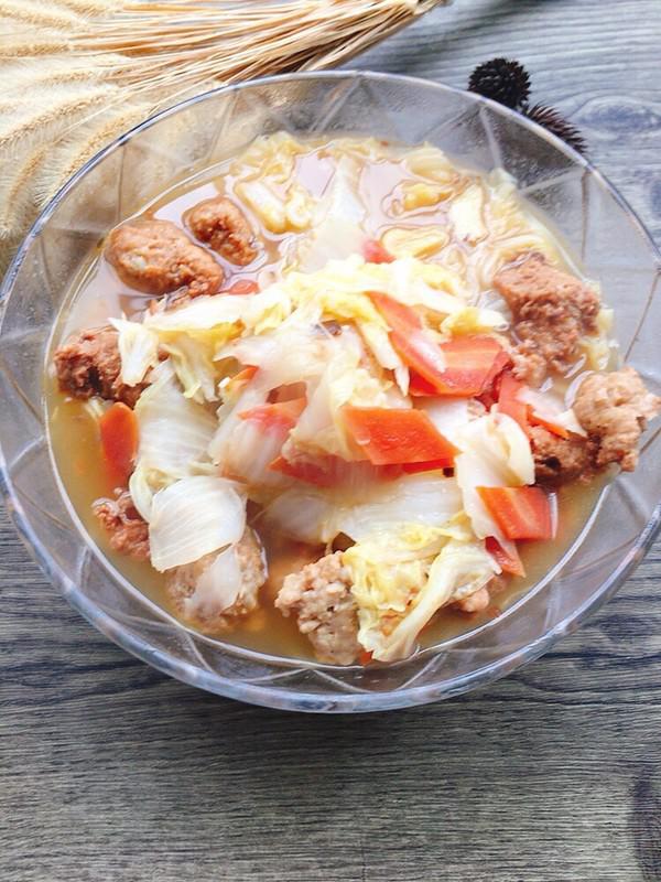 白菜肉丸的做法-咸鮮味燉菜譜