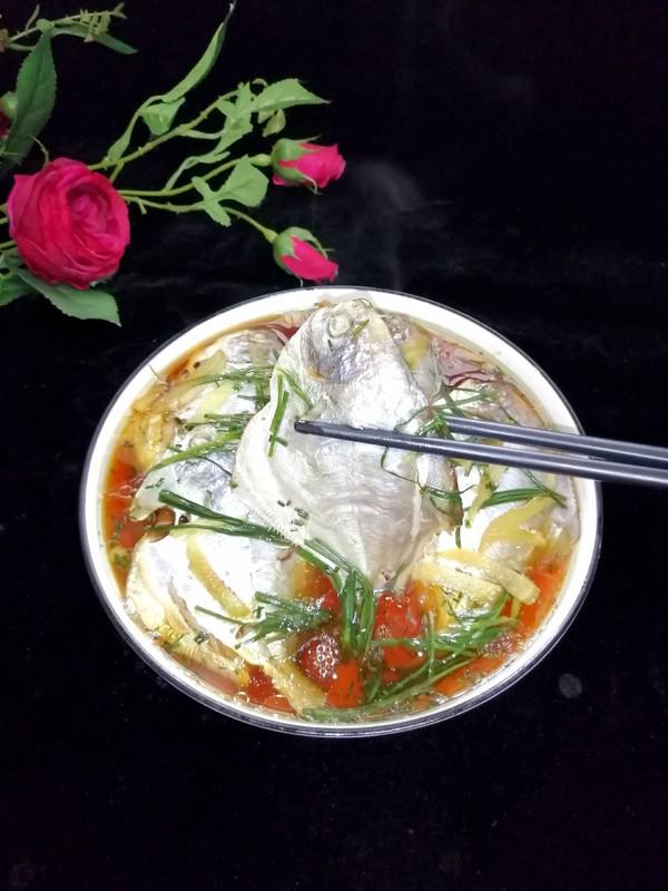清蒸金昌魚的做法-咸鮮味蒸菜譜