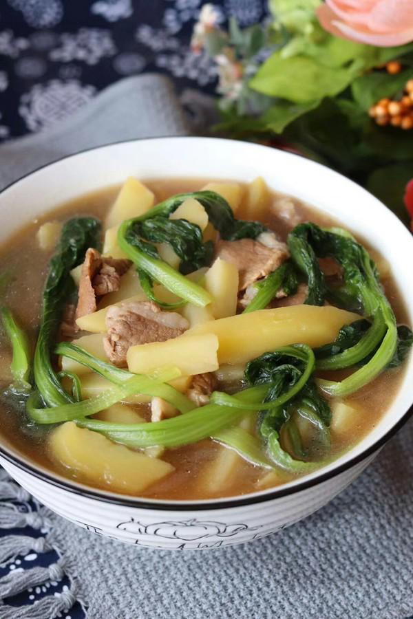小白菜燉土豆的做法-咸鮮味燉菜譜