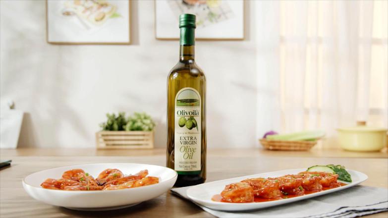 橄欖油油爆蝦【孔老師教做菜】的做法-酸甜味炸菜譜