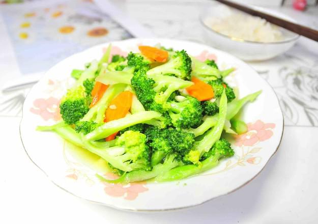 清炒西蘭花的做法-家常味炒菜譜