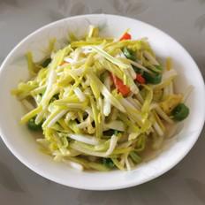 素炒韭黃的做法-家常味炒菜譜