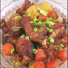 紅燒豬大骨的做法-咸鮮味燒菜譜