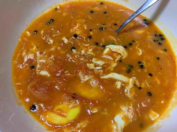 河北冷湯-西紅柿雞蛋打鹵面的做法-咸鮮味炒菜譜